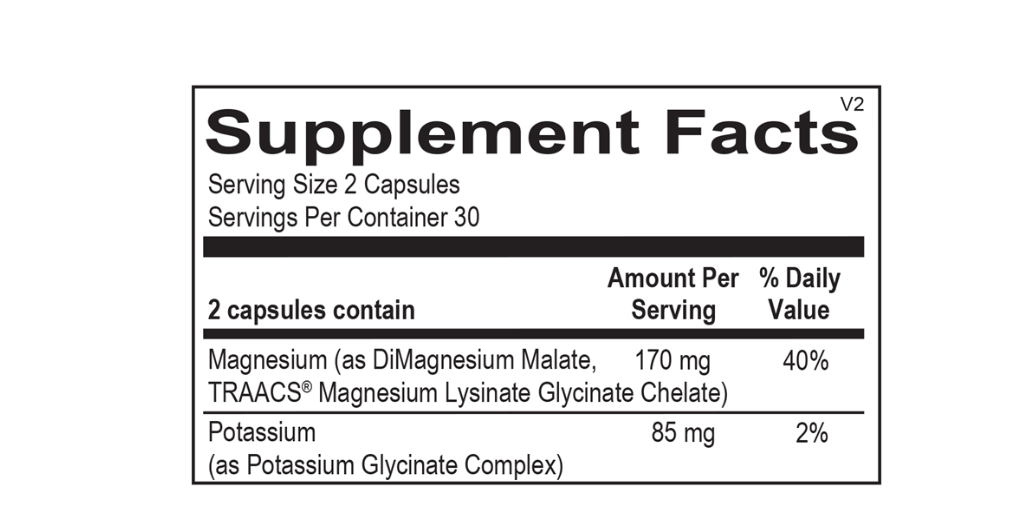 Activated Magnesium & Potassium